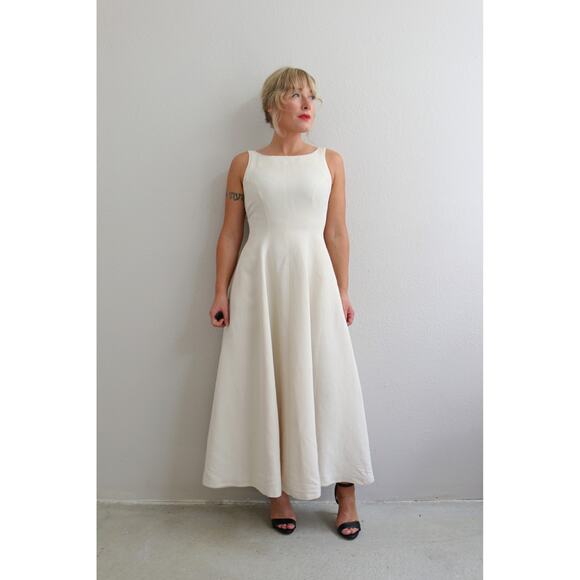 2000's Vintage Banana Republic Linen Dress ~ Women's XS SM 2 4  Summer Sundress - Picture 3 of 12